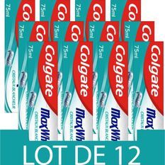 [Lot de 12] COLGATE Dentifrices Max White - 75 ml