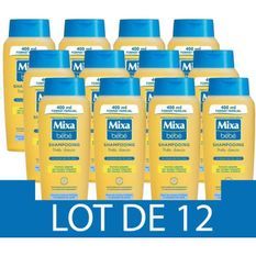 [Lot de 12] MIXA BEBE Shampooing Tres Doux 400ml
