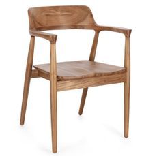 Lot de 2 chaises en bois de Teck Suza – Qualité et raffinement