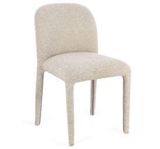 Lot de 2 chaises modernes KANTA – Acier & revêtement bouclé