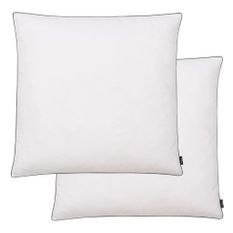 Lot de 2 oreillers en duvet blanc 80x80 cm Kliska