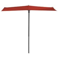 Madison Parasol de balcon Sun Wave 270x150 cm Rouge brique