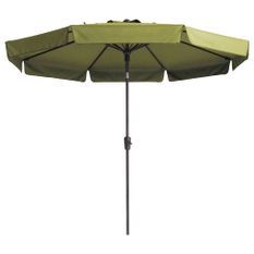 Madison Parasol Flores Luxe 300 cm Rond Vert sage