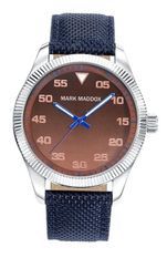 Mark Maddox Casual Hc2005-65 - Case: Stainless Steel And Solid Metal - 41 Mm - Strap: Nylon - Water Resistant:30 Meters