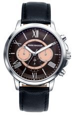 Mark Maddox Casual Hc6016-25 . Leather/cuoio - Multifuncion - 42 Mm - Wr 3 Atm