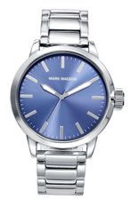 Mark Maddox Trendy Hm7009-37 - Case: Stainless Steel And Solid Metal - 42 Mm - Stainless Steel Bracelet - Water Resistant: 30 Meters