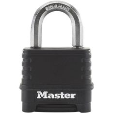 MASTER LOCK Cadenas Haute Sécurité [Combinaison] [Zinc] [Extérieur] M178EURD