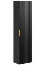 Meuble colonne suspendu de salle de bain ADEL 35 cm – Design rainuré