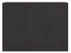 Meuble de rangement 3 portes en acier Lazard 99 cm - Style Industriel