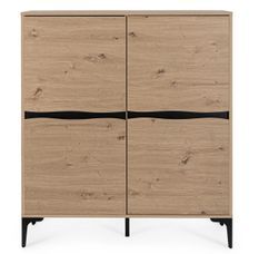 Meuble haut 2 porte MELYS – Métal & bois