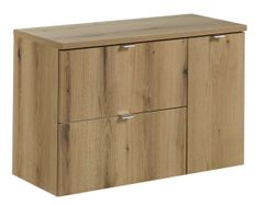 Meuble salle de bain suspendu NOVA OAK 90 cm