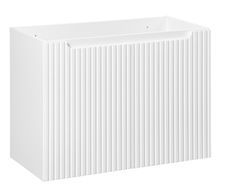 Meuble sous vasque suspendu 2 portes NOVA BLANC