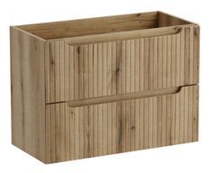 Meuble sous vasque suspendu 2 tiroirs NOVA – Meuble salle de bain moderne