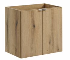 Meuble sous vasque suspendu 2 tiroirs NOVA OAK