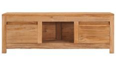 Meuble TV 100x30x35 cm Bois de teck massif