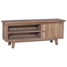 Meuble TV 100x30x40 cm Bois de teck solide 2