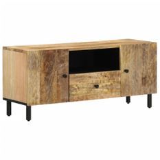 Meuble TV 105x33x46 cm Bois massif de manguier