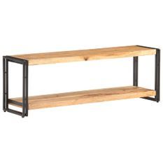 Meuble TV 120x30x40 cm Bois d'acacia massif 2