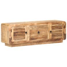 Meuble TV 120x30x40 cm Bois de manguier brut 6