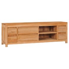 Meuble TV 120x30x40 cm Bois de teck massif