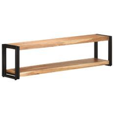 Meuble TV 150x30x40 cm Bois d'acacia massif 3