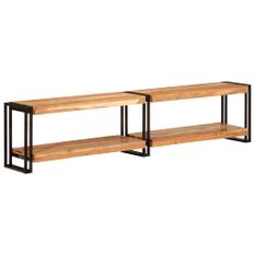 Meuble TV 180x30x40 cm bois d'acacia massif