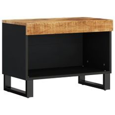 Meuble TV 60x33x43,5 cm bois massif de manguier