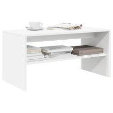 Meuble TV blanc 60x40x40 cm bois d'ingénierie