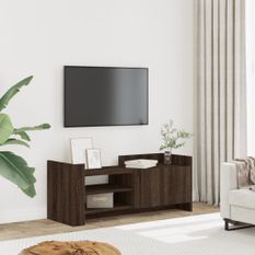 Meuble TV Chêne marron 100x35x40 cm Bois d'ingénierie