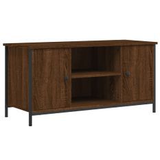 Meuble TV Chêne marron 100x40x50 cm Bois d'ingénierie