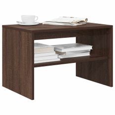 Meuble TV chêne marron 60x40x40 cm bois d'ingénierie