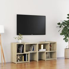 Meuble TV Chêne sonoma 104x30x52 cm