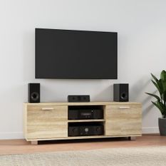 Meuble TV Chêne sonoma 120x40,5x35 cm Bois d'ingénierie