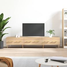 Meuble TV chêne sonoma 150x36x30 cm bois d'ingénierie