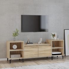 Meuble TV Chêne sonoma 160x35x55 cm Bois d'ingénierie