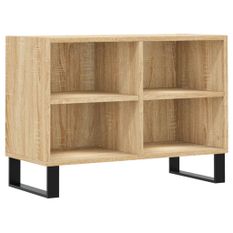 Meuble TV chêne sonoma 69,5 x 30 x 50 cm bois d'ingénierie