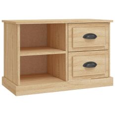 Meuble TV chêne sonoma 73x35,5x47,5 cm bois d'ingénierie