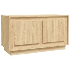 Meuble TV chêne sonoma 80x35x45 cm bois d'ingénierie