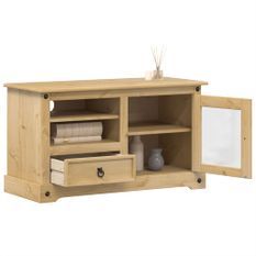 Meuble TV Corona 100x45x58 cm bois de pin massif