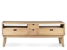 Meuble TV en bois massif LANDY – Design naturel