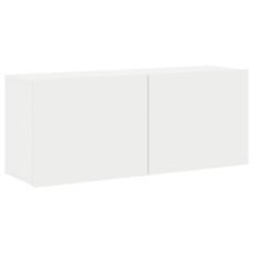 Meuble TV mural blanc 100x30x41 cm