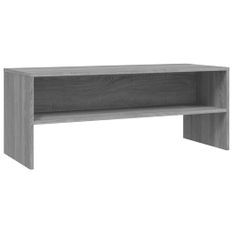 Meuble TV Sonoma gris 100x40x40 cm Bois d'ingénierie