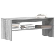 Meuble TV Sonoma gris 100x40x40 cm Bois d'ingénierie