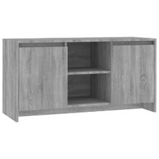 Meuble TV Sonoma gris 102x37,5x52,5 cm