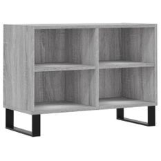 Meuble TV sonoma gris 69,5 x 30 x 50 cm bois d'ingénierie