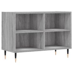 Meuble TV sonoma gris 69,5 x 30 x 50 cm bois d'ingénierie