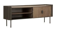 Meuble TV Toronto métal et bois design industriel