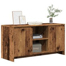 Meuble TV vieux bois 102x37,5x52,5 cm bois d'ingénierie