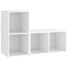 Meubles TV 2 pcs Blanc 72x35x36,5 cm 2