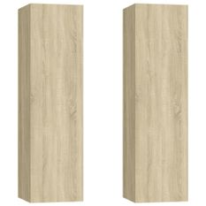 Meubles TV 2 pcs Chêne sonoma 30,5x30x110 cm